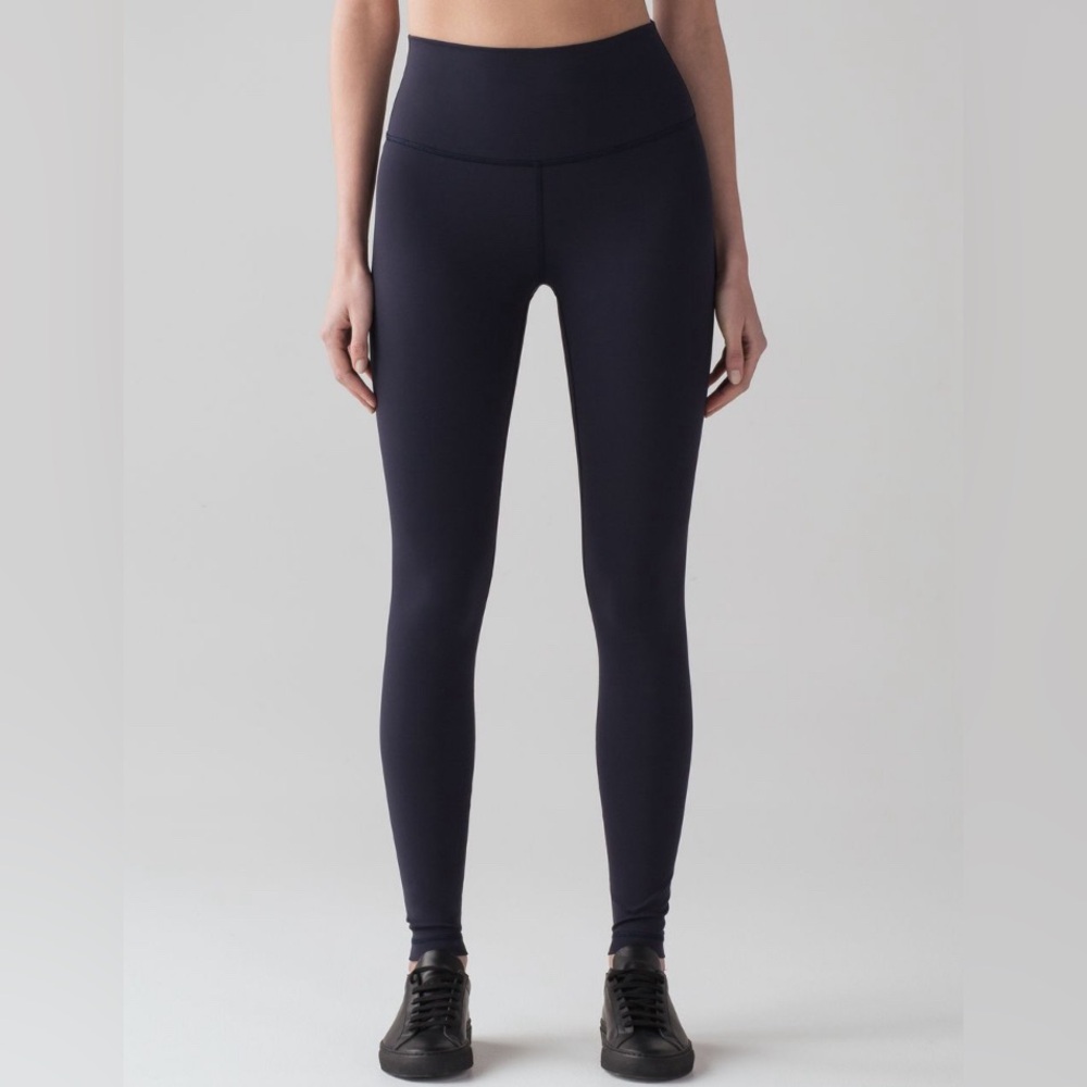 Lululemon Wunder Under Hi-Rise Tight Leggings in Midnight Navy